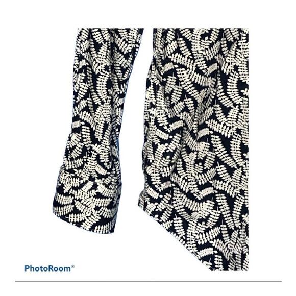 Perry Ellis Button-up Shirt Bold Fern Design Size Small - Picture 8 of 13